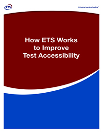 Image de la façon dont l’ETS travaille pour améliorer l’accessibilité des tests