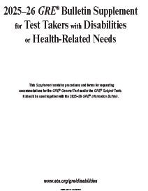 2025 to 2026 GRE Bulletin Supplement