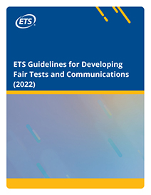 Image des lignes directrices de l’ETS pour des tests et des communications équitables