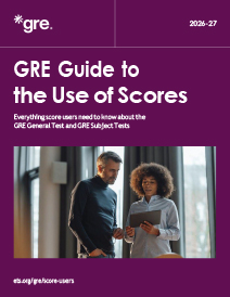 Téléchargez le Guide GRE sur l’utilisation des scores PDF