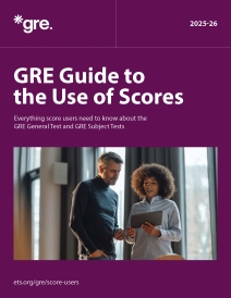 Miniature du Guide GRE pour l’utilisation des scores