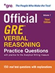 Image miniature des questions officielles® de raisonnement verbal du GRE, volume 1, deuxième édition
